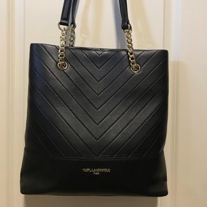 Karl Lagerfeld Black Tote